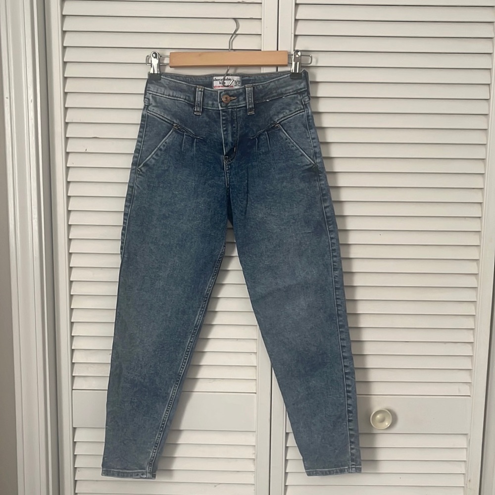 Abercrombie Kids high-rise mini mom jeans